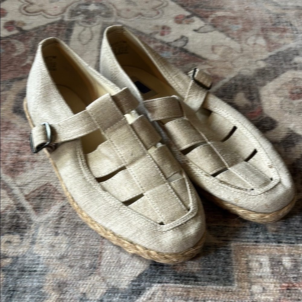 Keds Beige Woven Sandals